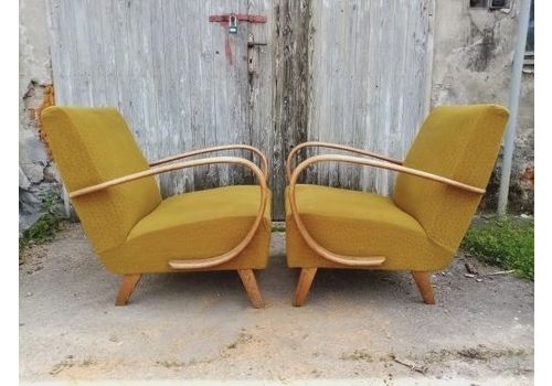 Vintage Yellow Armchairs