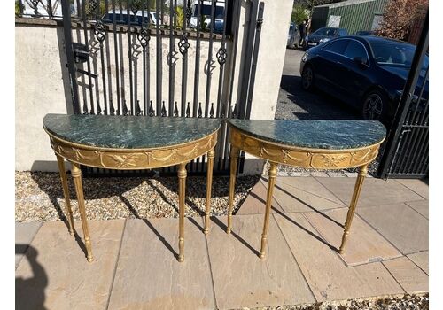 Vintage Demi Lune Tables
