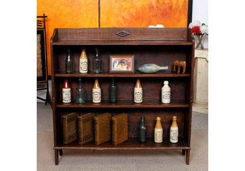 Vintage Oak Bookshelves