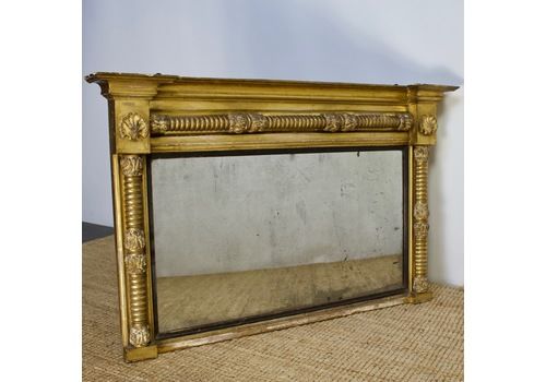Antique Overmantle Mirror