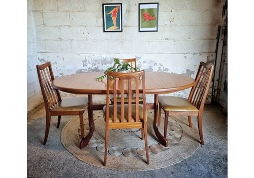 1970s Dining Table and Chairs