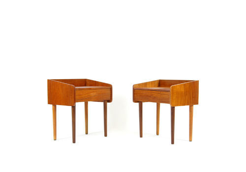 Teak Bedside Tables