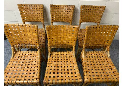 Vintage Leather Dining Chairs