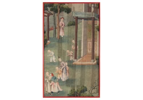 Vintage Silk Painting