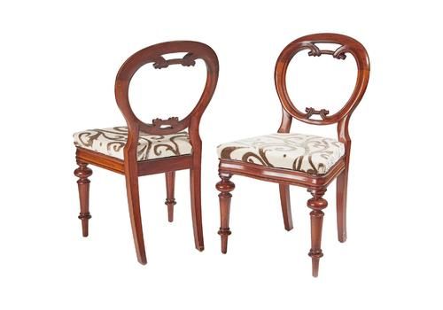 Victorian Balloon Back Chairs