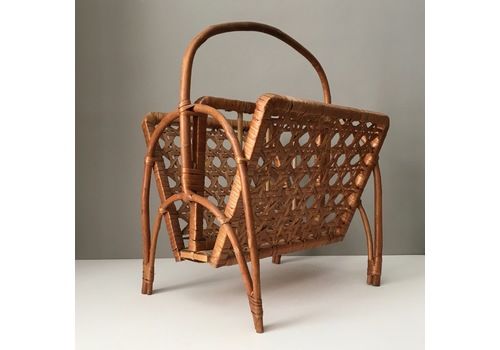 Bamboo Magazine Rack