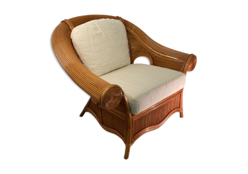 Vintage Rattan Armchairs