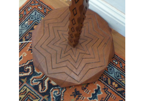 Vintage Oak Floor Lamps